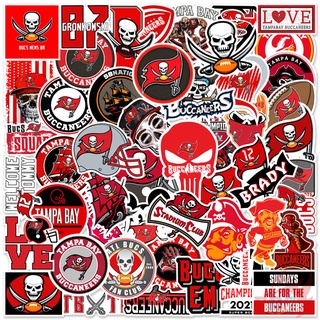 50 ชิ้น / ชุด ☆ สติกเกอร์ Tampa Bay Buccaneers - NFL Team Series 02 สําหรับตกแต่ง ☆ สติกเกอร์ Doodle แฟชั่น กันน้ํา Diy