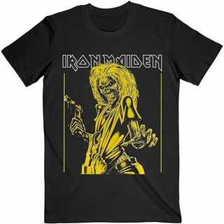 Summer Ins Style Iron Maiden Flyer Round Neck Printed Good Graphics Funny Tee เสื้อยืด