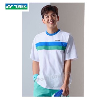 ชุดกีฬาแบดมินตัน เสื้อกีฬาคอปก ชุดกีฬาแบดมินตัน YONEX ผ้าใส่สบาย ระบายอากาศดี ไม่ร้อน