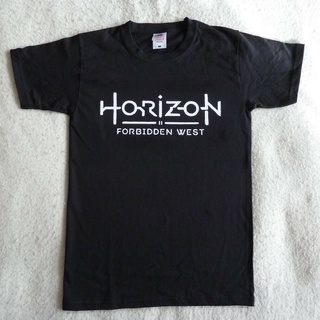 เสื้อยืดโอเวอร์ไซส์เสื้อยืดแขนสั้น พิมพ์ลาย Horizon Forbidden West สําหรับผู้ชายS-3XL