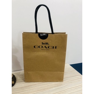 ถุงกระดาษ COACH แท้ ตำหนิดังรูป