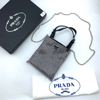 กระเป๋าสะพาย ปราด้า All diamond Bag