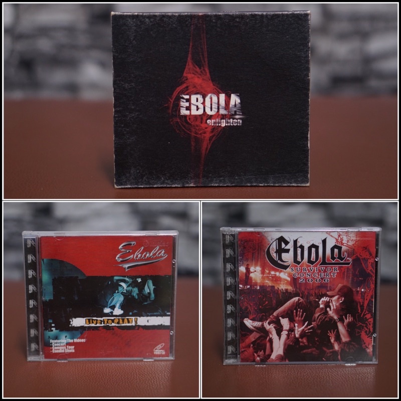 CD VCD EBOLA ซีดีและวีซีดี อีโบล่า คอนเสิร์ต Ebola