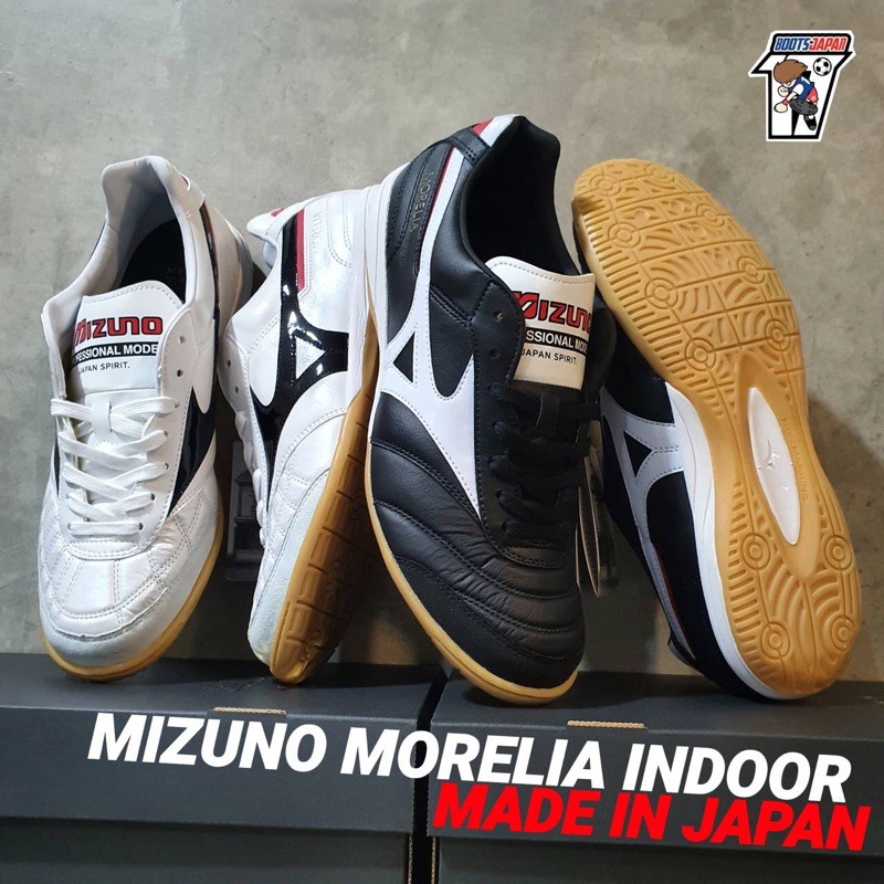 MIZUNO MORELIA SALA JAPAN INDOOR “made in japan🇯🇵” รองเท้าฟุตซอล หนังจิงโจ้ ของแท้
