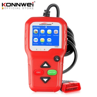 เครื่องสแกนเนอร์ OBD2 KONNWEI KW680 OBD 2 EOBD ของแท้ 100% สําหรับรถยนต์