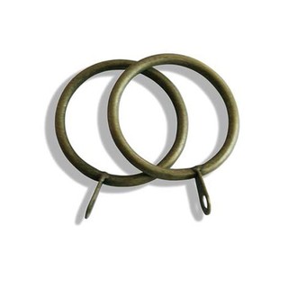 Curtain rail accessories CURTAIN RING AQ25NK 25MM NICKEL HLS Curtains, blinds Home &amp; Furniture อุปกรณ์รางม่าน ห่วงคล้องร