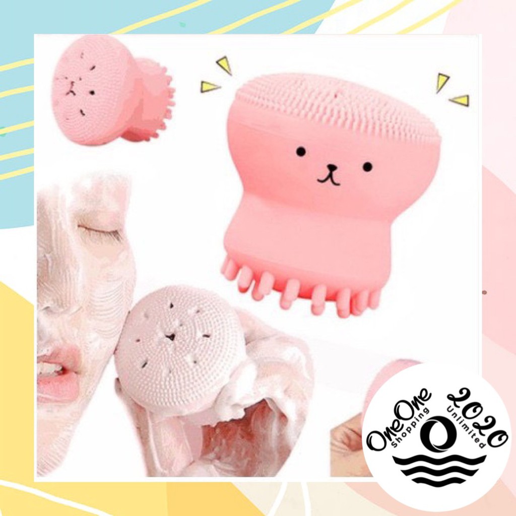 พร้อมส่ง แปรงล้างหน้า รูปแมงกะพรุน