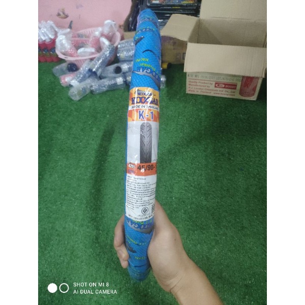 ยางนอก koogar เบอร์ 1.75-17 ลายไฟ 45/90-17 จัดส่งวันต่อวัน