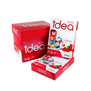 Idea Work กระดาษถ่ายเอกสาร A4  (5 รีม/กล่อง) 80 แกรม ขายเป็นลัง