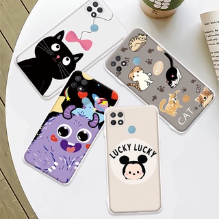 เคสโทรศัพท์ การ์ตูนน่ารัก อ่อนนุ่ม เคส OPPO A15 15s