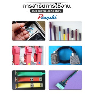 ท่อหดหุ้มสายไฟ หุ้มสายชาจ สายหูฟัง ยาว 10 เมตร (สีเหลือง ขนาด 25MM-50MM)