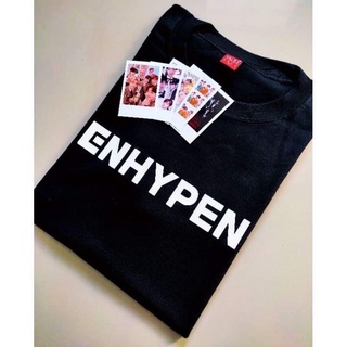 เสื้อแฟชั่นผญ เสื้อยืดผู้หญิง เสื้อโอเวอร์ไซ - ENHYPEN UNISEX สุนทรียศาสตร์คําชี้แจง TSHIRT TEES Tee