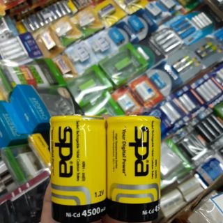 ถ่านชาร์จ Spa Size D 4500mAh 1.2V จำนวน 2ก้อน