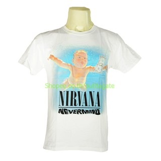 เสื้อวง Nirvana เสื้อไซส์ยุโรป เนอร์วานา PTA8055 เสื้อวงร็อค เมทัล สากล