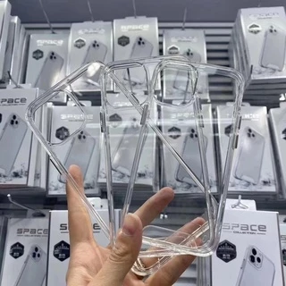 SPACE เคสใสกันกระแทก Iสำหรับ Iphone 15/15Pro/15Promax/15Plus/14PRO/14PROMAX/14PLUS/13/13MINI/13PRO/13PROMAX/13MINI