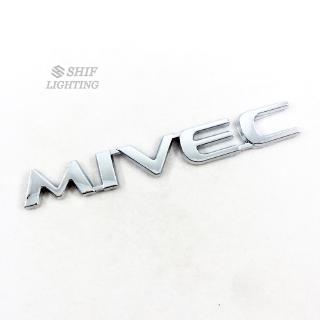 สติ๊กเกอร์ลายโลโก้ 1 x ABS Chrome mivec สำหรับ Mitsubishi