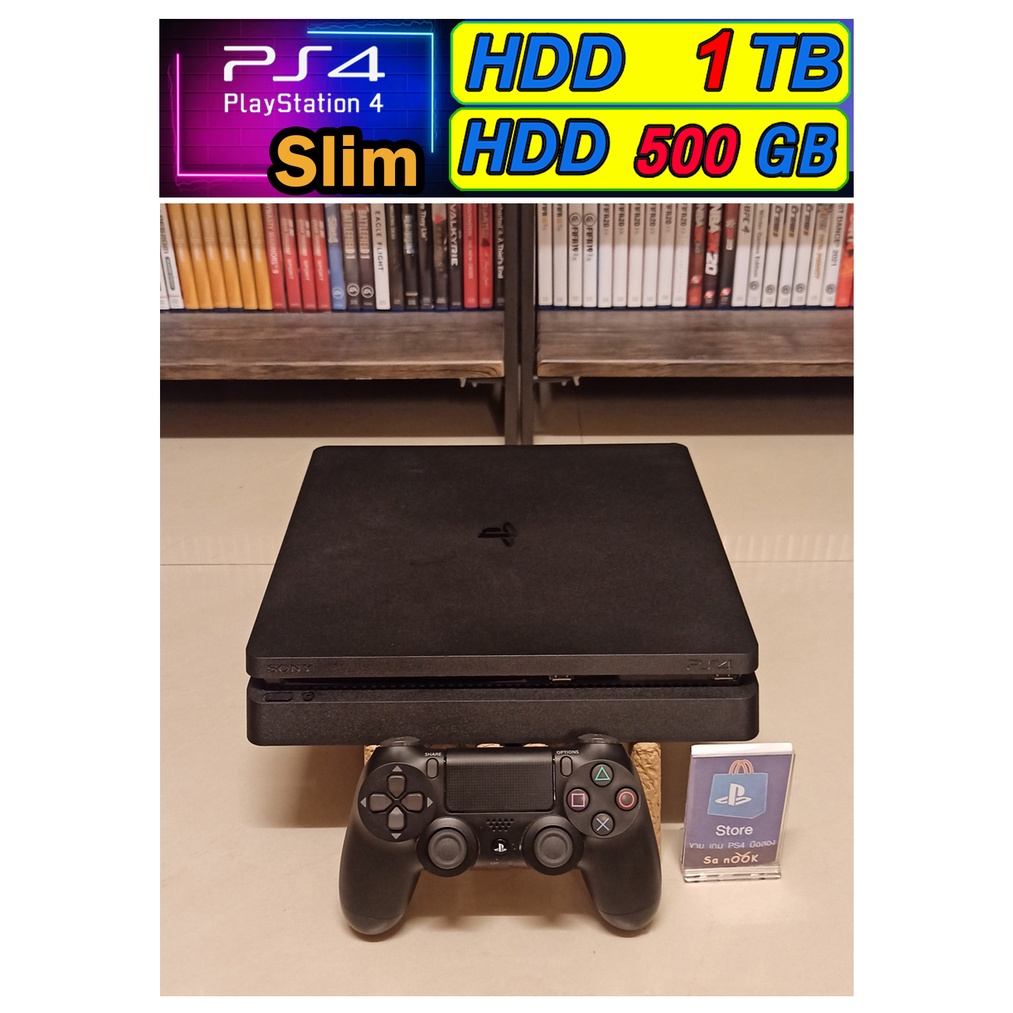 PS4 Console : Ps4 Slim (500GB/1TB) fw11.50 **ไม่มีกล่อง**