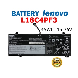 LENOVO แบตเตอรี่ L18C4PF3 ของแท้ (สำหรับ IdeaPad C340 14API 14IML L18M4PF3 L18M4PF4 L18C4PF4) Lenovo Battery เลอโนโว