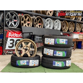 💥โปรโมชั่นล้อ 4ลาย 💥 TE37 CE28 RE30 RPF1 พร้อมยาง 195/55R15 HERO R111