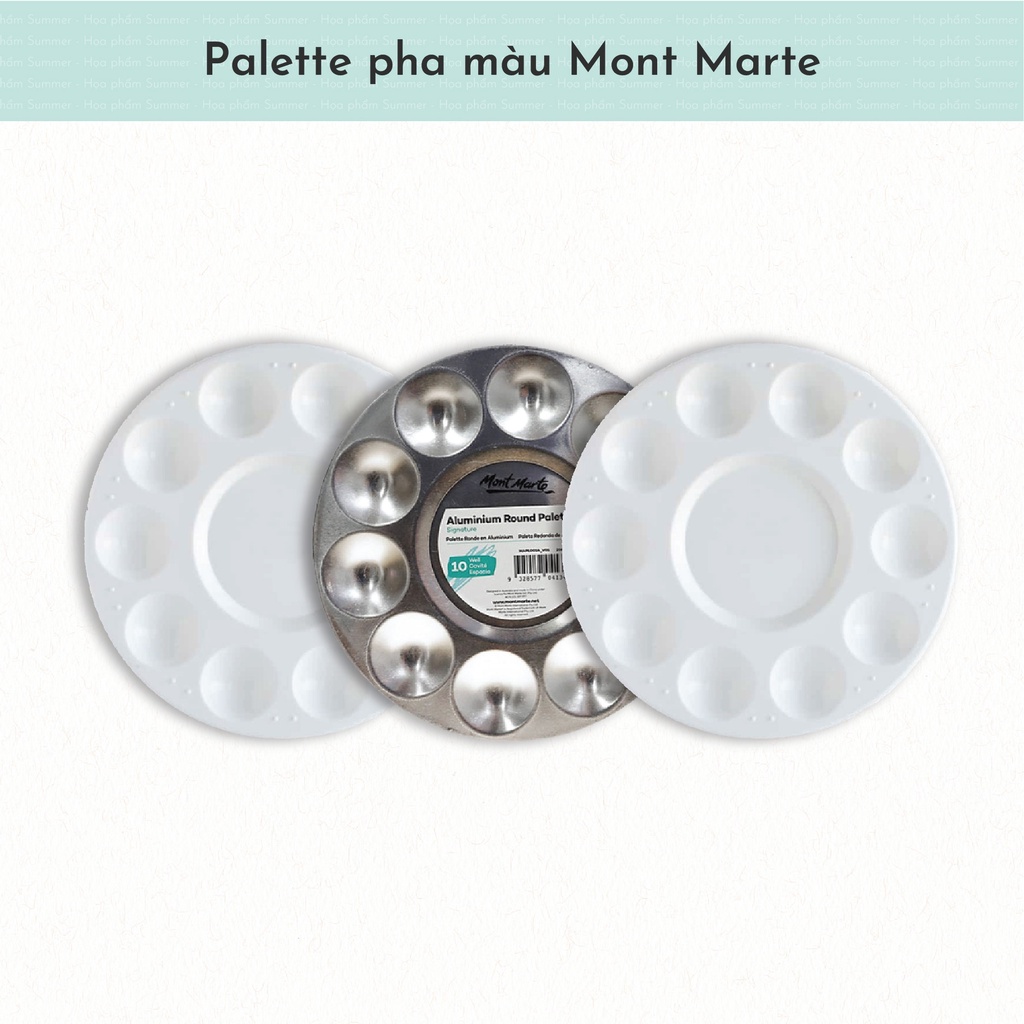 ถาดผสมสี Mont marte - พาเลทผสมสี Mont Marte