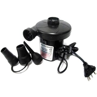 spz เครื่องสูบลม ที่สูบลมไฟฟ้า 3 หัว AC electric air pump 3 in 1 รุ่น HS-178 (สีดำ)