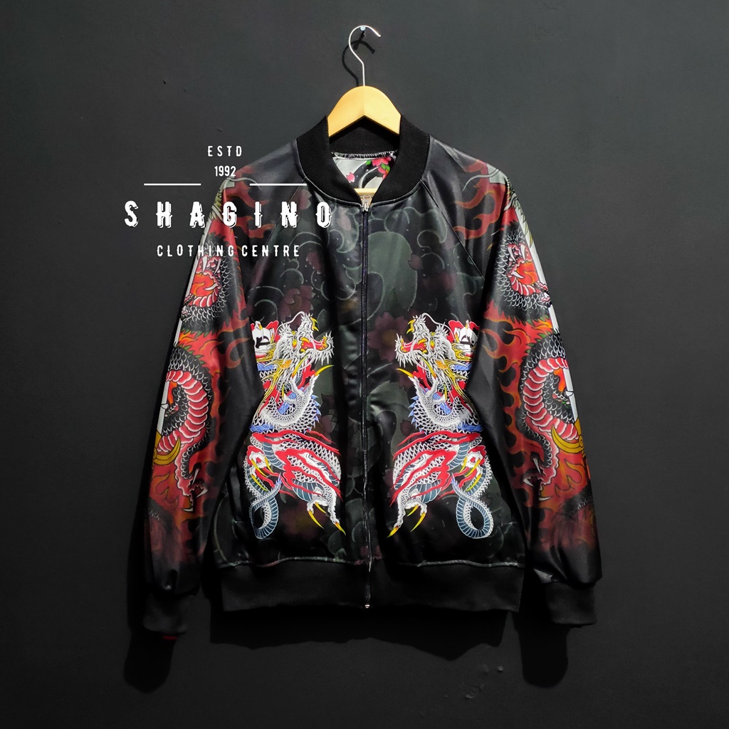 ชาจิโน่ | เสื้อแจ็คเก็ต Sukajan ล่าสุด / เสื้อแจ็คเก็ต Sukajan ของญี่ปุ่น / เสื้อแจ็คเก็ต Murayama S