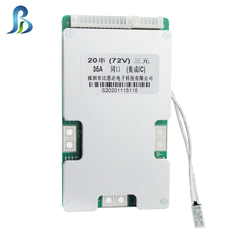 Bisida 72V 64V 20S BMS  20A/25A/30A/35A BMS Lithium ion/Lifepo4 Battery protection board PCB PCBA fo