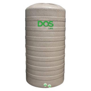 Water tank ON THE GROUND WATER TANK DOS GRANITO 2,000L SANDY BROWN Water tank, treatment tank Water supply system แท้งค์