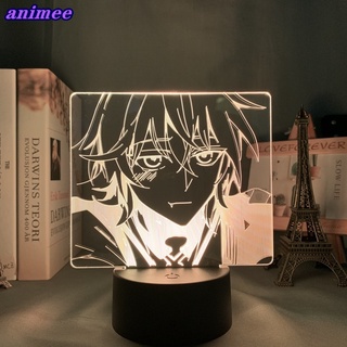 โคมไฟกลางคืน Led รูปอนิเมะ Mikaela Hyakuya Seraph of The End 3d สําหรับตกแต่งห้องนอน