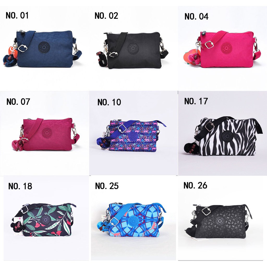 Kipling กระเป๋าสะพายไหล่ ผ้าไนล่อน สําหรับเดินทาง