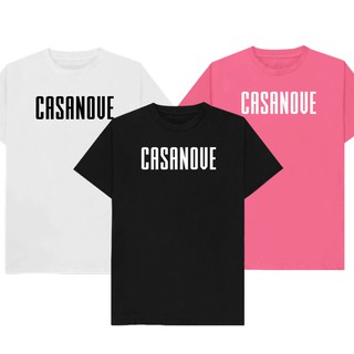 เสื้อยืดแฟชั่น ผู้หญิง คอกลม แขนสั้น CASANOVE มีเก็บปลายทาง