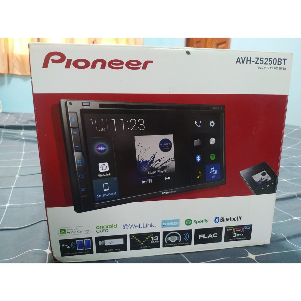 PIONEER AVH-Z5250BT รุ่นปี 2019 รองรับ Android Auto 2Din ขนาด6.8นิ้ว (มือสอง)