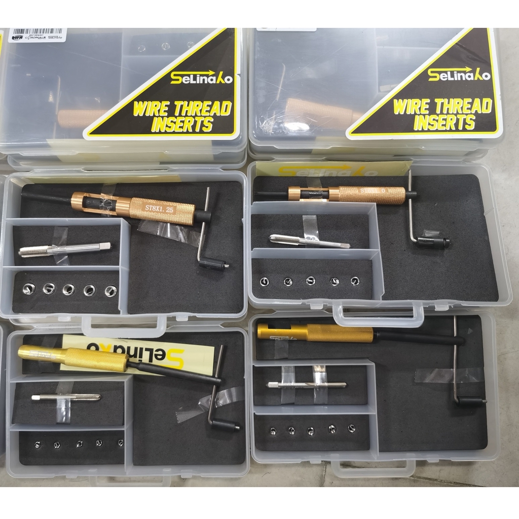 เครื่องมือ -WIRE THREAD INSERT KIT M4 M5 M6 M8 (SCREW TRIP MAKER ) -M6 M8 EXTRA WIRE SPRING