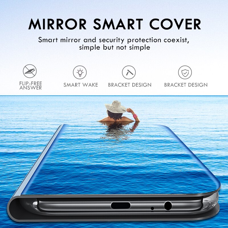 Mirror Casing Cover Xiaomi Poco F3 X3 NFC M3 Pro Mi11i Mi 11i Redmi Note 10 Pro Note 10S Flip Phone Case #3