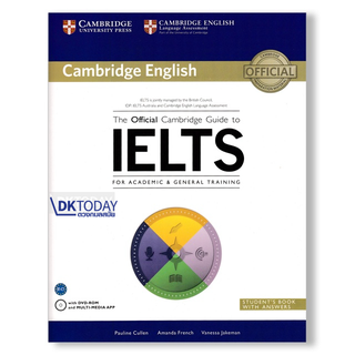 DKTODAY หนังสือ OFFICIAL CAMBRIDGE GUIDE TO IELTS:SB+ANS &amp; DVD-ROM  ของแท้ 100% พร้อมส่ง