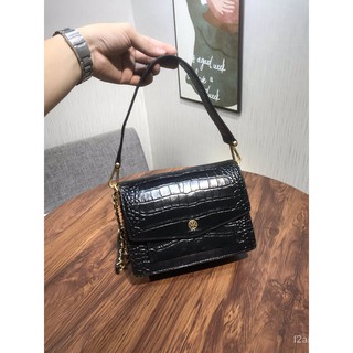 ❌ส่งด่วน❌ เจ้าใหญ่ งานดี ToryBurch new organ bag Robinson series chain bag One-shoulder color matching flap organ bag co