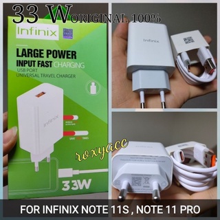 ที่ชาร์จ INFINIX NOTE 11S, NOTE 11 PRO ชาร์จเร็ว USB TYPE C 33W/33W ORI