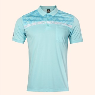 EGO SPORT EG6171 เสื้อโปโลชายแขนสั้น สีฟ้าแคริบเบียน