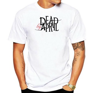 เสื้อยืดผ้าฝ้ายพรีเมี่ยม เสื้อยืด ผ้าฝ้าย ทรงหลวม ลาย Dead By April สําหรับผู้ชาย ไซซ์ S - 3XL มีสีขาว