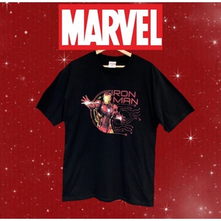 เสื้อยืดMarvel_ลิขสิทธิ์แท้ลายIRonMan.สีดำ(mvx02)