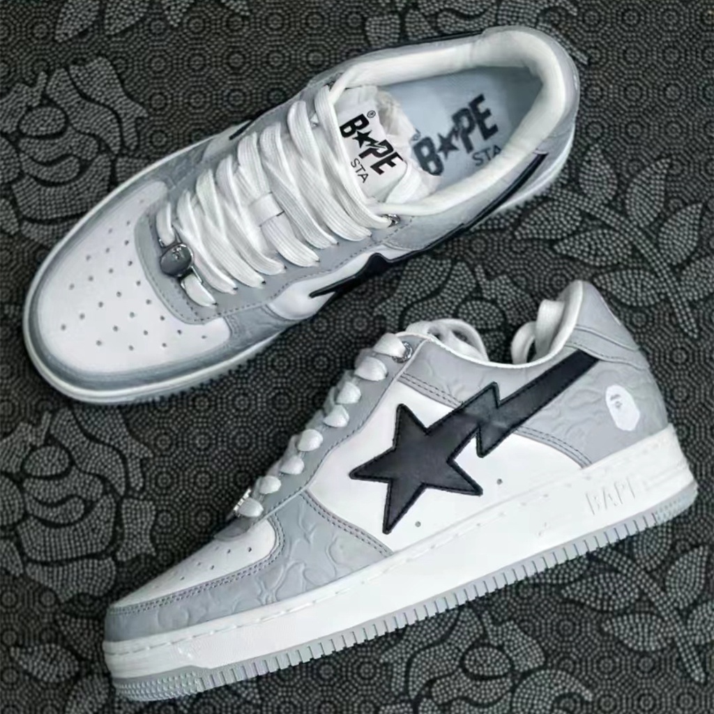 (spots) รองเท้าลําลอง ยาง Bape Sta สําหรับผู้ชาย