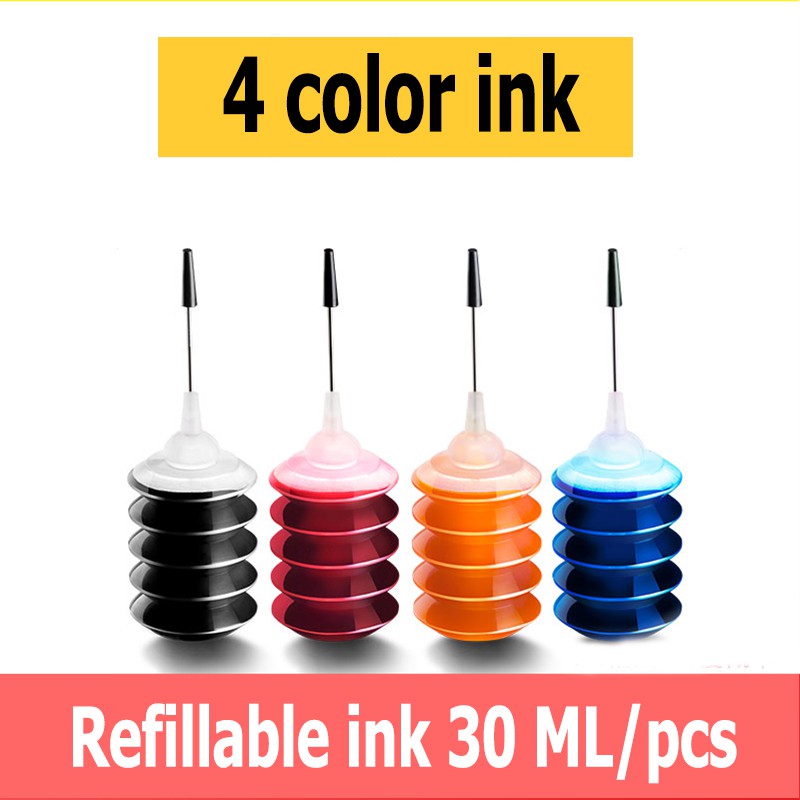 hp 63 hp 680 หมึก hp 63xl hp 680xl ดำ hp63 hp680 หมึก hp63xl hp680xl หมึกรีฟิลเหมาะสำหรับ hp 2130 36