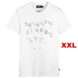 ผ้าฝ้าย 100%7th Street เสื้อยืด ขนาด XXL รอบ อก 50 นิ้ว รุ่น CST001XXLS-3XL