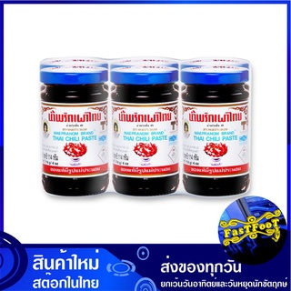 น้ำพริกเผาไทย 114 กรัม (6ขวด) แม่ประนอม Mae Pranom Thai Red Chilli Paste พริกเผา น้ำพริกเผา น้ำพริก เครื่องน้ำพริก เครื่