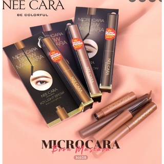 ⚡FLASH SALE⚡♡พร้อมส่ง มาสคาร่าคิ้ว N608 Nee Cara Microcara Brow Mascara ช่วยปรับสีคิ้วให้ดูสวยธรรมชาติ