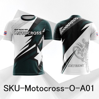 BAYZA เสื้อMotocross เสื้อมอเตอร์ไซค์ เกรดพรีเมี่ยมระบายอากาศได้ดี เสื้อกีฬา เสื้ออกกำลังกาย  A