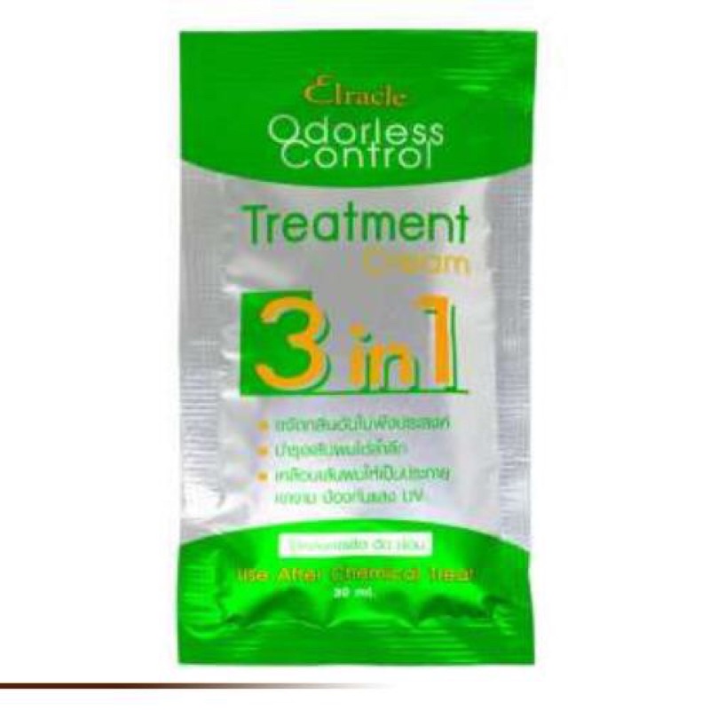 odorless control treatment cream 3 in 1 ทรีทเม้นท์บำรุงผม แบบซอง (1 ซอง)