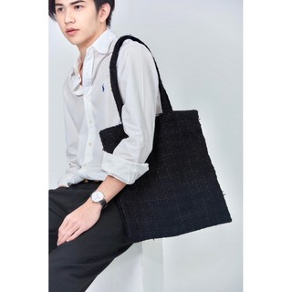 BACK TO BLACK tote bag