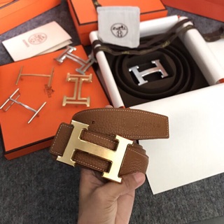 ✅เข็มขัด Hermes (หนังแท้) 🚩ส่งฟรีems