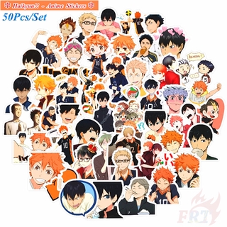 ❉ Haikyuu!! - Series 06 Anime Shoyo Hinata Tobio Kageyama Kei Tsukishima Yu Nishinoya Kozume Kenma สติ๊กเกอร์ ❉ 50Pcs/Set DIY Fashion Doodle Decals สติ๊กเกอร์